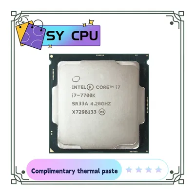 Noyau utilisé i7-7700K façades-Processeur Core Cpu 4.2GHz 8 fils LGA 1151 91W 14nm i7 7700K