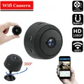 Mini caméra de surveillance vidéo sans fil caméra réseau enregistreur vocal HD WiFi maison