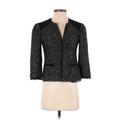 Ann Taylor Jacket: Short Black Jackets & Outerwear - Women's Size 2 Petite