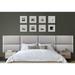 Latitude Run® Gladdy Headboard Wall Panels 32"x16" Upholstered/Polyester in Gray | 32 H x 64 W x 1.93 D in | Wayfair