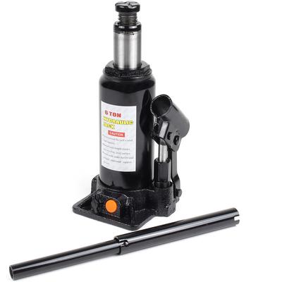 Wiltec Hydraulischer 6t Flaschen-Wagenheber, Stempelwagenheber mit Slow down Funktion, Autoheber Image