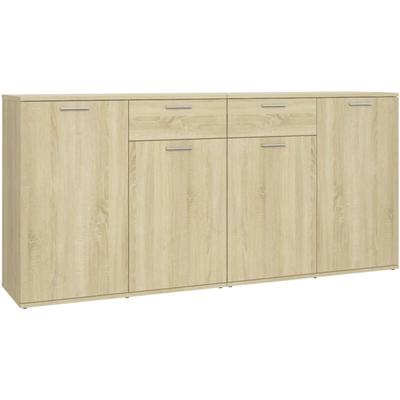 Sideboard Sonoma-Eiche 160x36x75 cm Holzwerkstoff Vidaxl Image