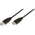 USB-Kabel usb 3.2 Gen1 (usb 3.0 / usb 3.1 Gen1) usb-a Stecker, usb-a Buchse 2.00 m Schwarz