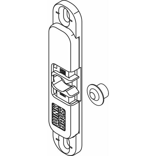 Winkhaus - Balkontürschnapper BK.Z-8 mit 8 mm Zapfen, Montage am Stulpflügel