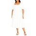 Ariella Tiered Cotton Midi Dress