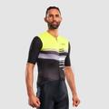 Maillot Ekoi Color Block Jaune Fluo - Taille S - EKOÏ