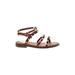 Madden Girl Sandals: Brown Solid Shoes - Women's Size 8 - Open Toe