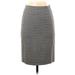 Banana Republic Casual Skirt: Gray Tweed Bottoms - Women's Size 00 Petite