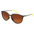 Oakley OO9288 Damen-Sonnenbrille Vollrand Rund Kunststoff-Gestell, grün