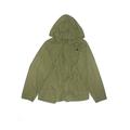 The North Face Jacket: Green Solid Jackets & Outerwear - Kids Girl's Size Large