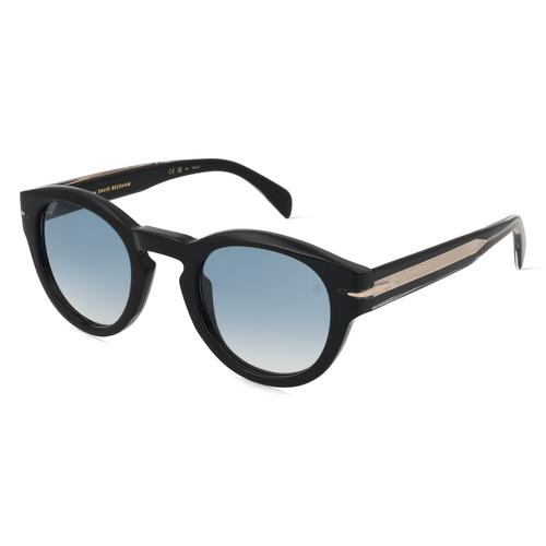 David Beckham DB 7110/S Herren-Sonnenbrille Vollrand Rund Acetat-Gestell, schwarz