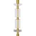 Hafnerbach 62"H x 16"W x 16"D Modern Gold Floor Lamp - Hauteloom