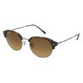 Ray-Ban RB4429 Unisex-Sonnenbrille Vollrand Eckig Kunststoff-Gestell, braun