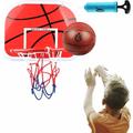 Zolginah - Mini canestro da basket al coperto con palla e pompa da basket, canestro da basket a