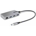 Com hub usb a 3 porte con ethernet - hub usb 3.0 5gbps alimentato via bus - hub splitter usb-a a 3x