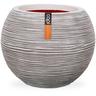 Maison du'Monde - Vaso a Sfera Maison du'Monde - Rib 40x32 cm - Wit