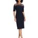 Maggy London Illusions Dress - Blue