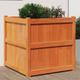 Vidaxl - Fioriera Giardino Marrone Cera 70x70x70 cm Legno Massello Pino