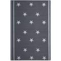 Tappeto da Esterno Grigio Opaco Motivo a Stelle Sintetico 120 x 180 cm Latur