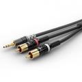 HBP-3SC2-0300 Audio Cavo [1x Spina jack da 3.5 mm - 2x Spina rca] 3.00 m Nero - Sommer Cable