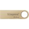 Kingston - Chiavetta usb 64GB datatraveler SE9 G3 Gold DTSE9G3