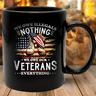 wir schulden illegalen nichts wir schulden unseren veteranen alles veteran lustige schwarze keramik nachricht serie tassen Tassen