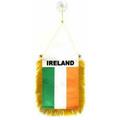 AZ FLAG Gagliardetto Irlanda 15x10cm con Ventosa - BANDIERINA per Auto Irlandese 10 x 15 cm