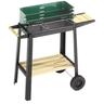 Ompagrill - barbecue '50-25 green/w' cm. 50X25 - h. cm. 77