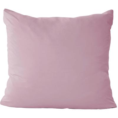 Kissenbezug PRIMERA "Primera Mako-Feinjersey Kissenbezug im Doppelpack", lila (mauve), B:80cm L:80cm, Feinjersey, 100% gekämmte Baumwolle, Mako-Feinjersey, Kissenbezüge, In vielen Uni-Tönen Image