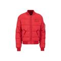 Bomberjacke ALPHA INDUSTRIES "ALPHA Men - Bomber & Flight Jackets" Gr. S, rot (mars red) Herren Jacken Übergangsjacken