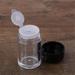 QUNAG 10ml Empty Cosmetic Sifter Loose Powder Jars Container Screw Lid Makeup(black)3 holes