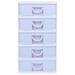 Storage Cabinet Cosmetic Organizer Case Vanity Organizer Storage Box Locker Plastic Office