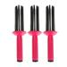 CAKVIICA 3PC Self Grip Hair Rollers Curly Hair Styler Tool Air Hair Styler Hair Curling Roll Comb Air Volume Comb Hair Brush Styler For Curly Curling Tool Hair Curlying Roll Comb