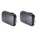 WYN 2pcs Travel Power Bank Carrying Case USB Cable Organizer Electronic Accessories