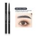 Yubatuo Waterproof Eyebrow Pencil Non-smudge Eyebrow Pen-cil Eye Brow Pencils for Women Makeup Long Lasting Eyebrow Pencil for Filling And Outlining Eyebrow Natural Stereo Brow Pencil