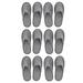 Travel Slippers Ladies Womenâ€™s 6 Pairs Cotton Foldable Disposable SPA Guest Shoes
