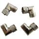 Lot of 4 Workman RAA CB Radio Adapter / 90 Degree Coax Cable Connectors