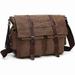 16 Inches Vintage Military Canvas Laptop Bag