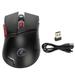 2.4G Wireless Mouse Ergonomic Gaming Mouse Three DPI Adjustable USB Charging 2.4G Mouse with USB Receiver for Computer