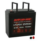 Banshee 12V 55AH Lithium LiFePO4 Deep Cycle Replacement Battery for MX-12600