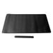 Black Mouse Pad Double Sided Waterproof Smoothly Leather Mouse Pad 31x16in Large Mouse Pad for Office Dormitory