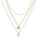 Women Multi-layer Chain Pendant Butterfly Crystal Choker Necklace G3C5 9CI9 A4L5