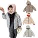 KYAIGUO Kids Baby Boys Girls Puffer down jacket Hooded Outerwear Autumn Winter Short Cute Little Girls Warm Hooded Puffer Lightweight Puffer Jacket Coat for 1-6T