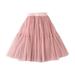 Baby Kids Dresses Holiday Playwear For Little Girls Little Child Long Skirt Tiered Ruffle Maxi Skirts Soft Fluffy Skirt Skirt Princess Party Wear Pink 110