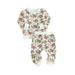 aturustex Infant Outfit Cow Flower Cactus Print Sweater and Joggers