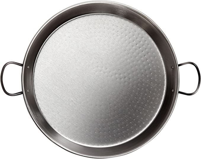 Paellapfanne aus poliertem Stahl für Induktion und Cerankochfeld Ø30Cm (4 Personen). Vaello Image