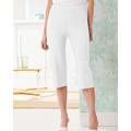 Blair Women's Slimtacular® Pull-On Capris - White - PL - Petite