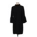 J.Crew Casual Dress - Sweater Dress: Black Dresses - New - Women's Size 2