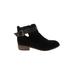 Journee Collection Ankle Boots: Black Shoes - Women's Size 8 1/2