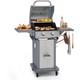 Klarstein Barbecue Gaz Camping avec 2 Brûleurs à Gaz, Plancha au Gaz de 7200W, Gril à Gaz en Acier